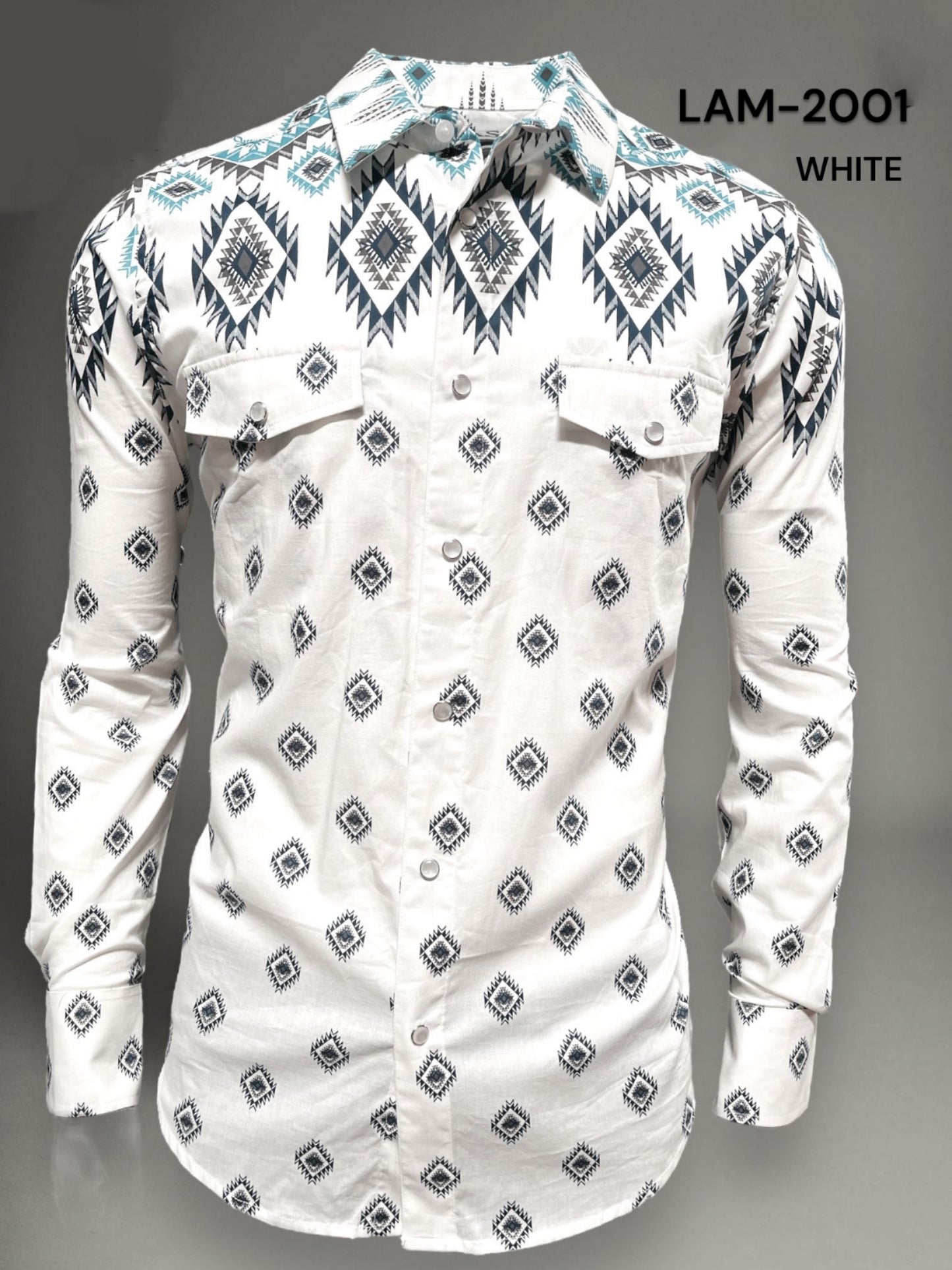 AZTEC SNAP LONG SLEEVE SHIRT