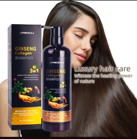 Meidu Ginseng Collagen Shampoo – Strengthening & Moisturizing Hair Care
