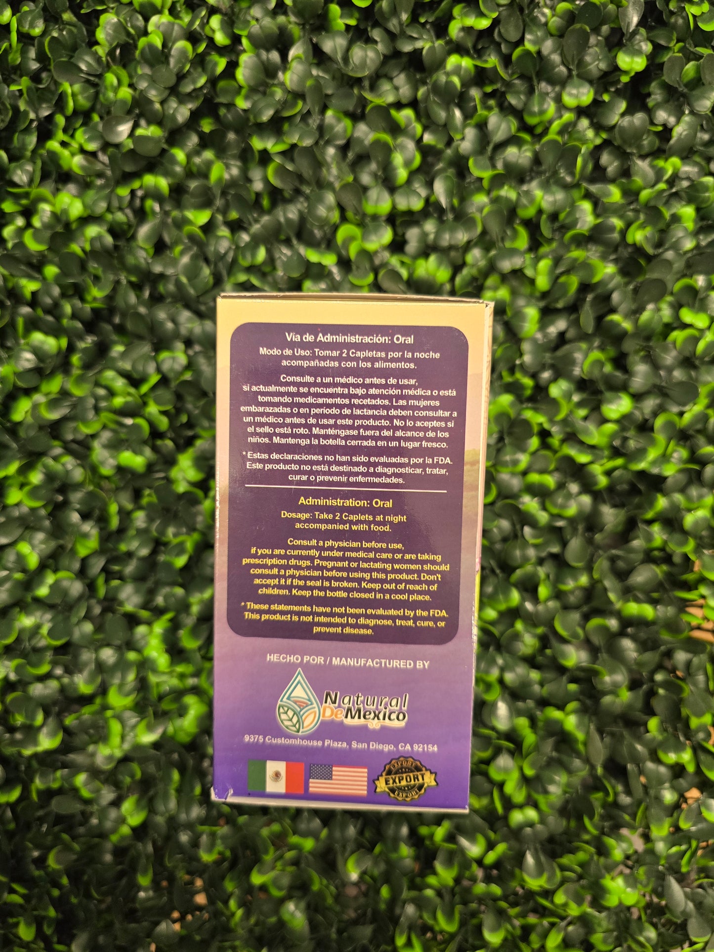 ANSIEDAD Y DEPRESION HERBAL SUPLEMENT CAPLETS