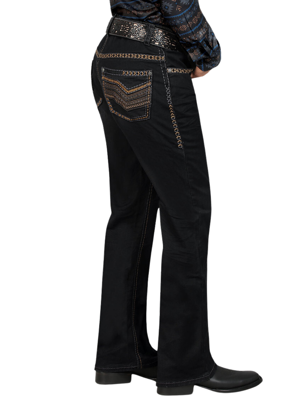 STRETCH BOOT CUT DENIM JEANS