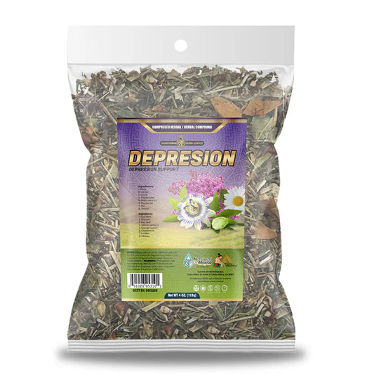 DEPRESION TE HERBAL FORMULA BOTANICA DE ENERGIA POSITIVA ANIMO Y VITALIDAD
