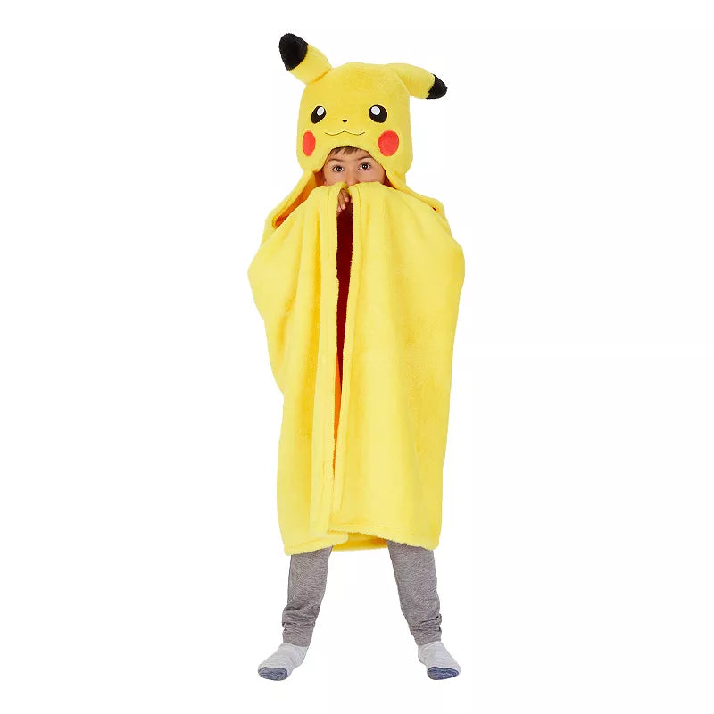 POKEMON PIKACHU HOODED THROW BLANKET