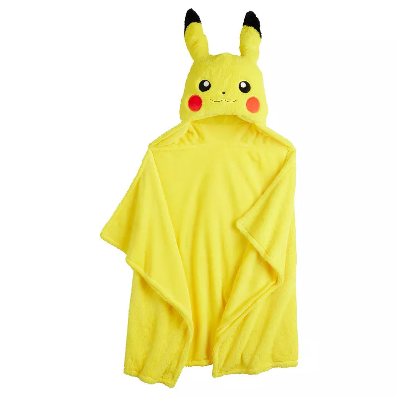 POKEMON PIKACHU HOODED THROW BLANKET