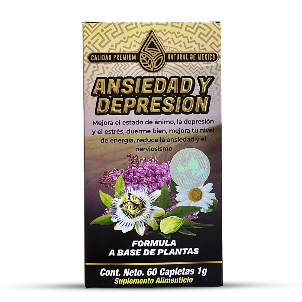 ANSIEDAD Y DEPRESION HERBAL SUPLEMENT CAPLETS