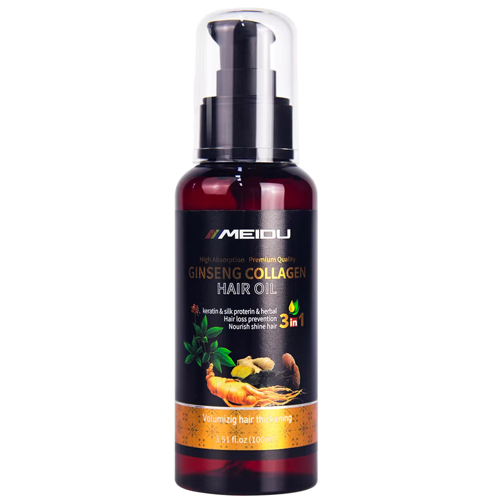 HAIR CARE TREATMENT HERBAL KERATINE GINGER COLLAGEN ESSENTIAL SERUM HAIR OIL