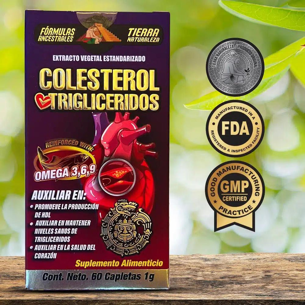 COLESTEROL TRIGLICERIDOS SUPLEMENTO NATURAL