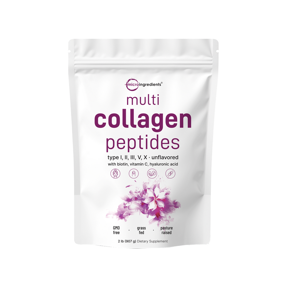 MULTI COLLAGEN PEPTIDES POWDER HYDROLYZED PROTEIN PEPTIDES 2 Lb