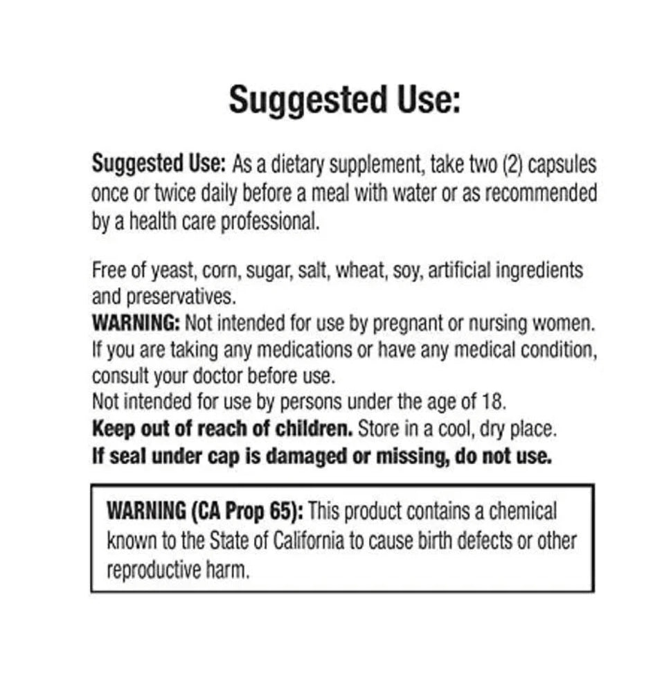 MORINGA OLEIFERA 1500MG  CAPSULES