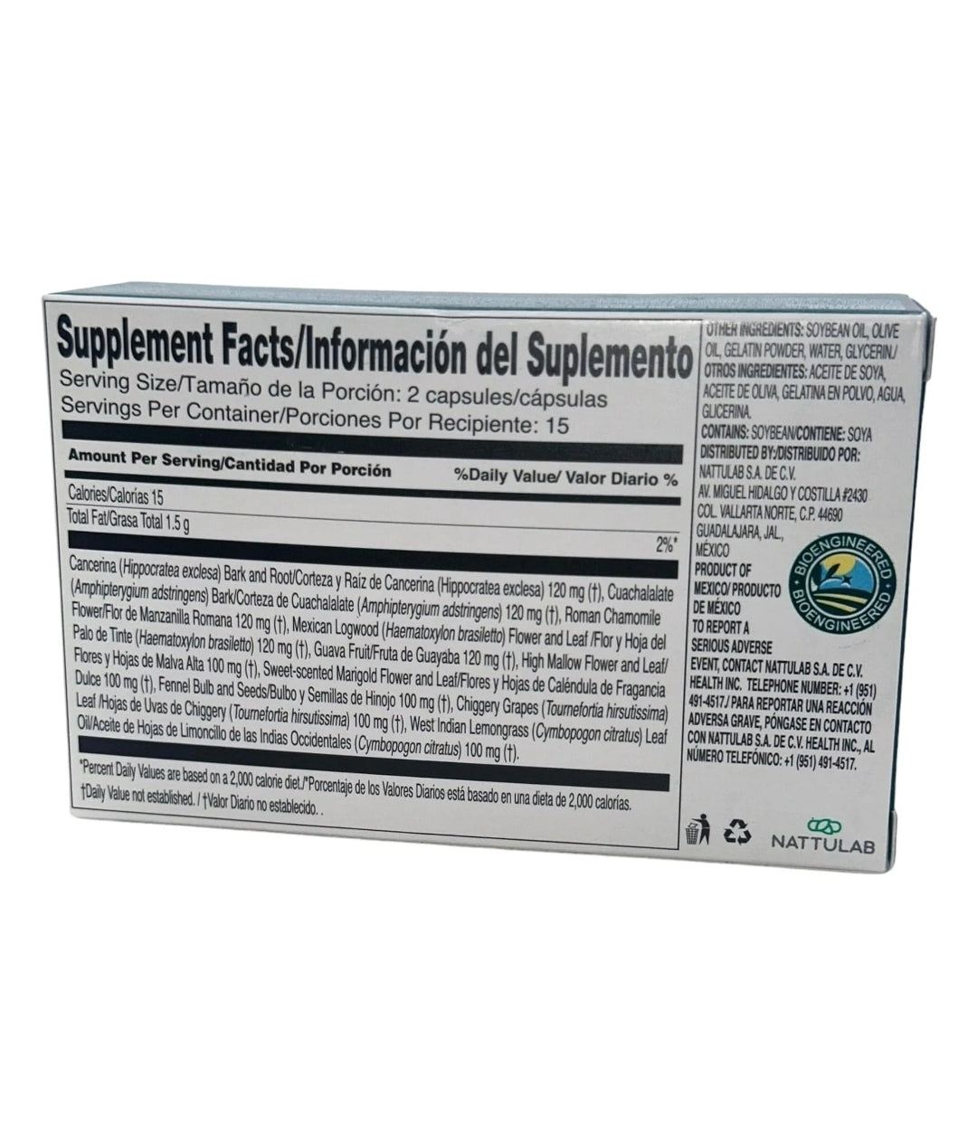 GASTRI-LIF SUPPLEMENT HERBAL BLEND WITH NATURAL INGREDIENTS  30 CAPSULES