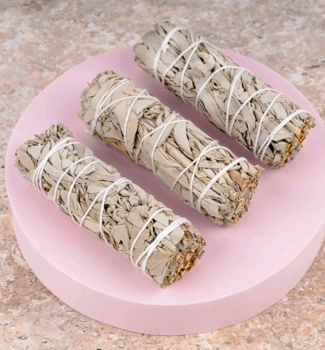 SALVIA BLANCA PALO SANTO SMUDGE STICKS 3 PIECE