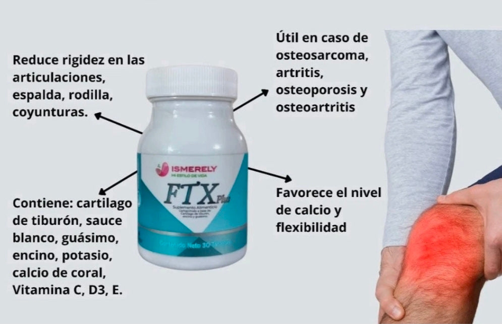 FTX ISMERELY NOW MIRE-X SUPLEMENTO CON VITAMINA C D E CARTÍLAGO DE TIBURON COLAGENO GUASIMO Y ENCINO