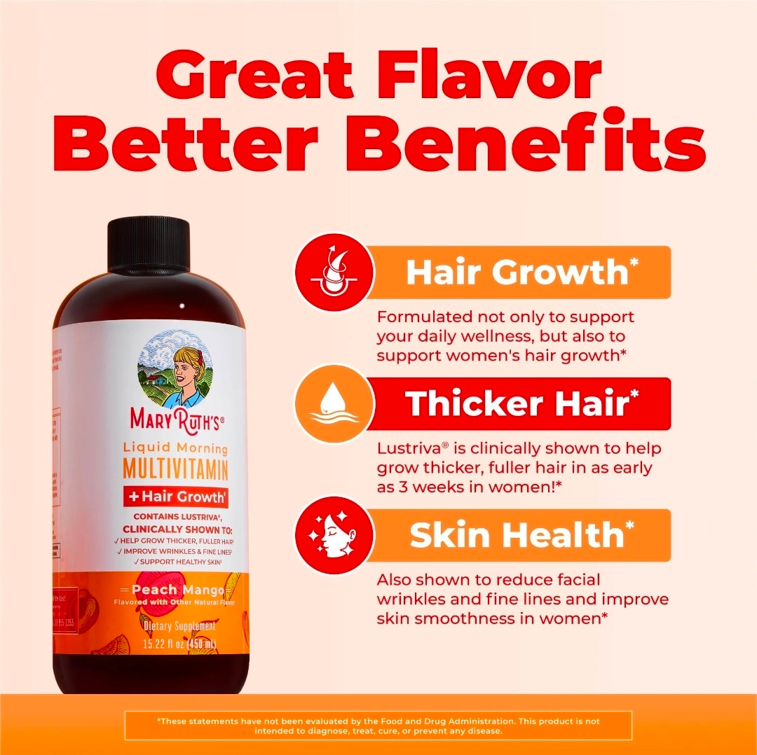 LIQUID MORNING MULTIVITAMIN HAIR GROWTH