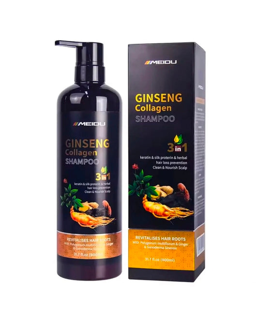 Meidu Ginseng Collagen Shampoo – Strengthening & Moisturizing Hair Care