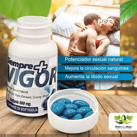 SIEMPRE + VIGOR POTENCIADOR SEXUAL NATURAL