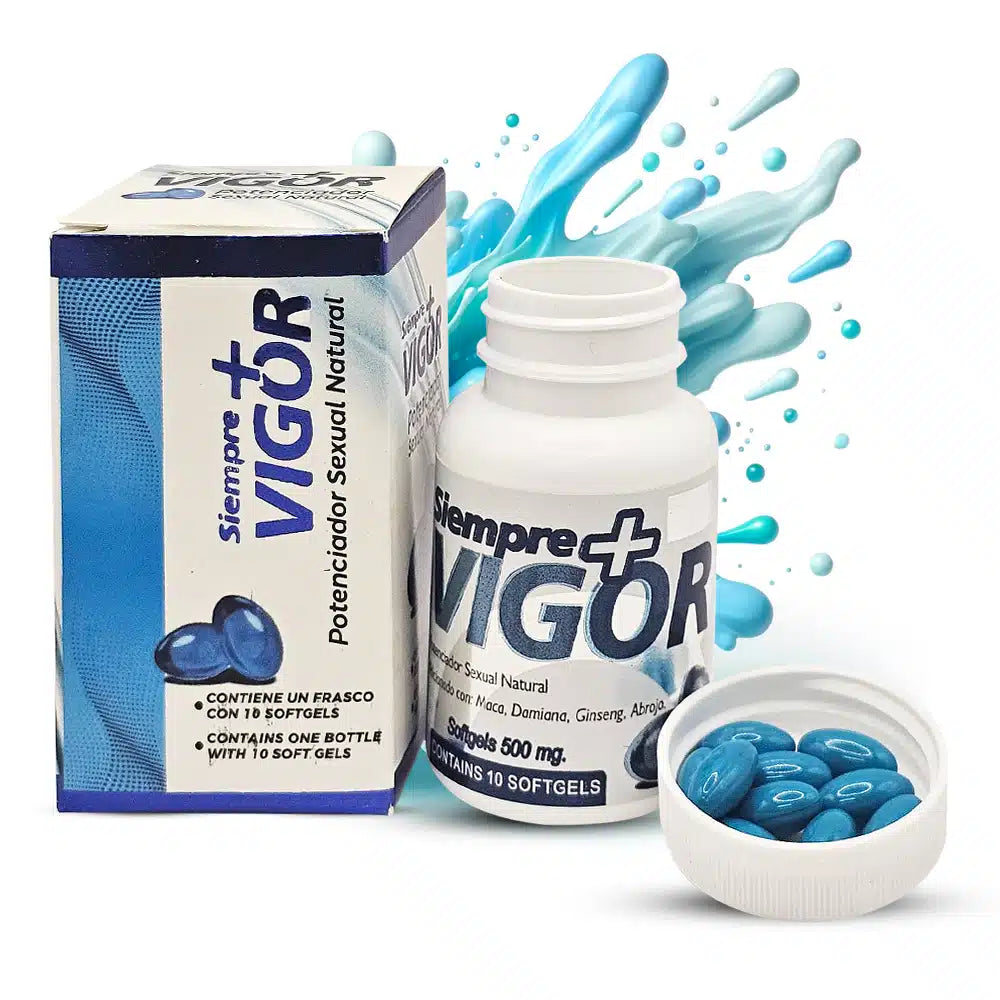 SIEMPRE + VIGOR POTENCIADOR SEXUAL NATURAL
