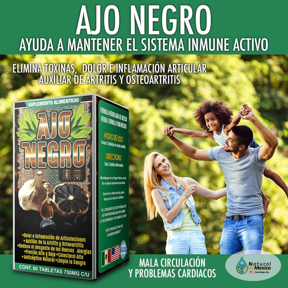 SUPER AJO NEGRO SUPLEMENTO CAPLETAS