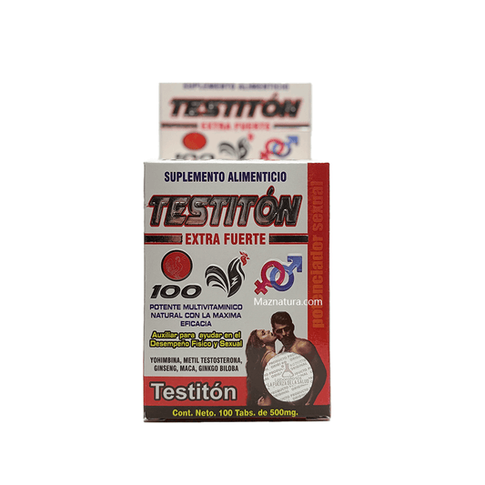 TESTITON EXTRA FUERTE 100 CAPS SUPLEMENTO
