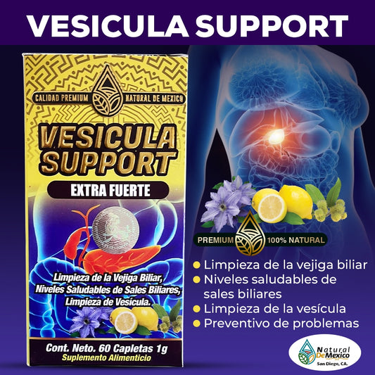 VESICULA SUPPORT SUPLEMENT FORMULA NATURAL EXTRA FUERTE