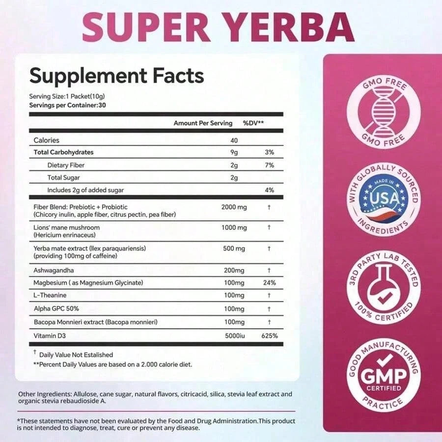 SUPER YERBA INSTAN TEA POWDER