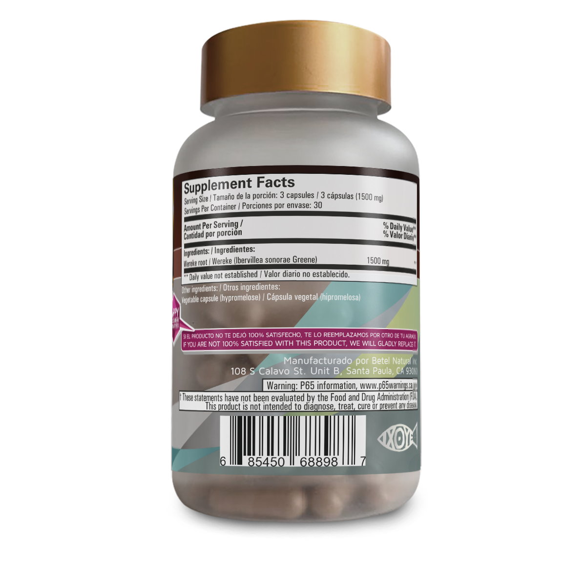 WEREKE SUPLEMENTO NATURAL
