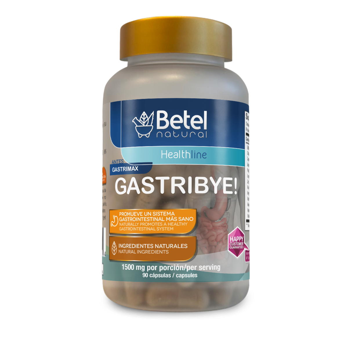 GASTRIBYE NATURAL CAPSULAS PARA EL CUIDADO ESTOMACAL Y GASTRITIS
