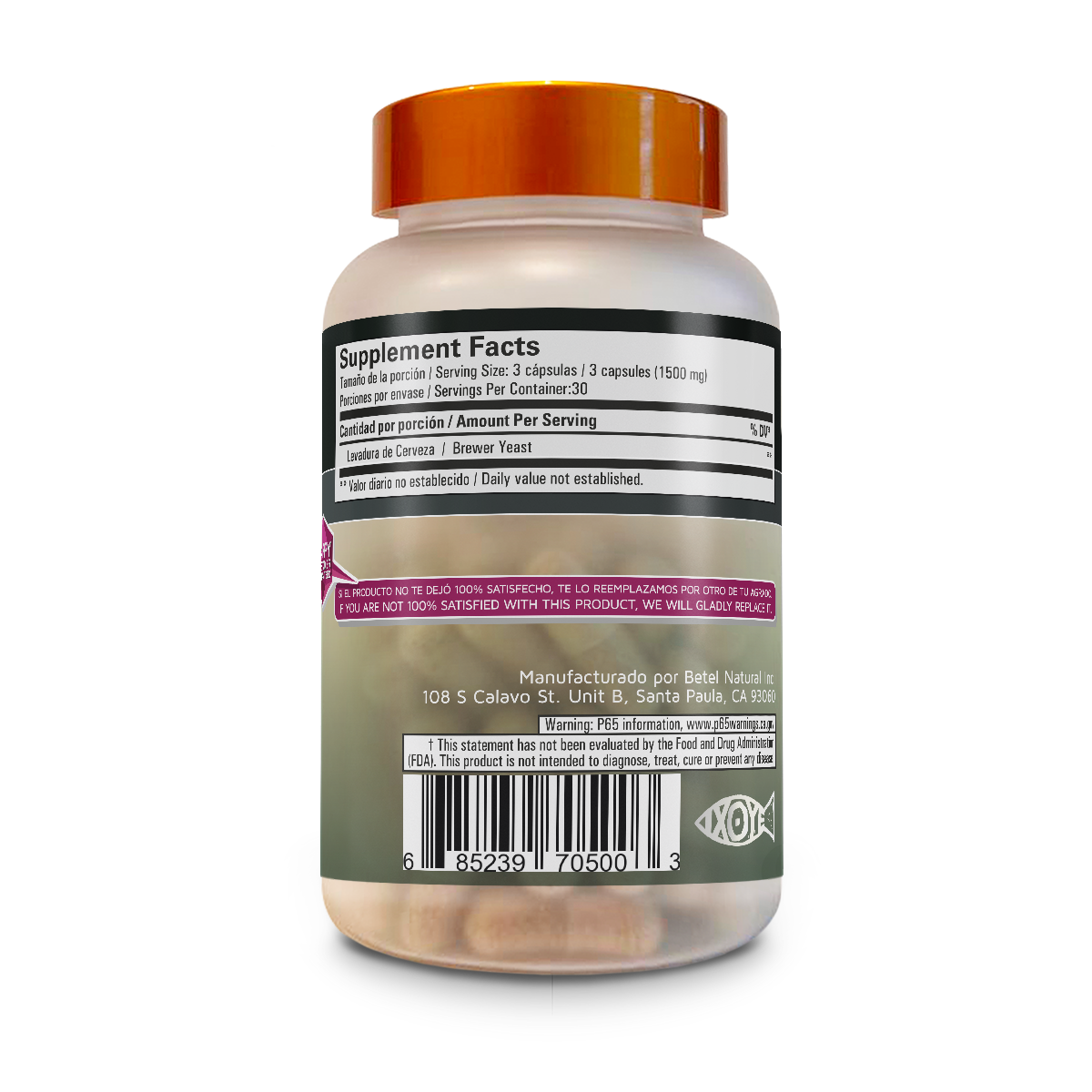 LEVADURA DE CERVEZA CAPSULA NATURAL