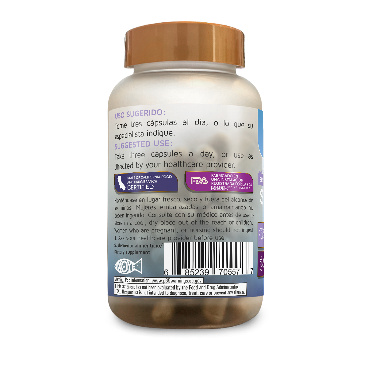STRESSZERO CAPSULA SOPORTE NATURAL CONTRA EL ESTRES