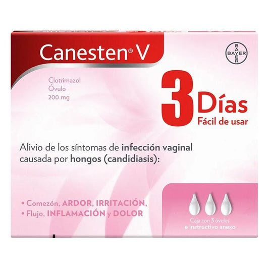 CANESTENV OVULOS 3 DIAS