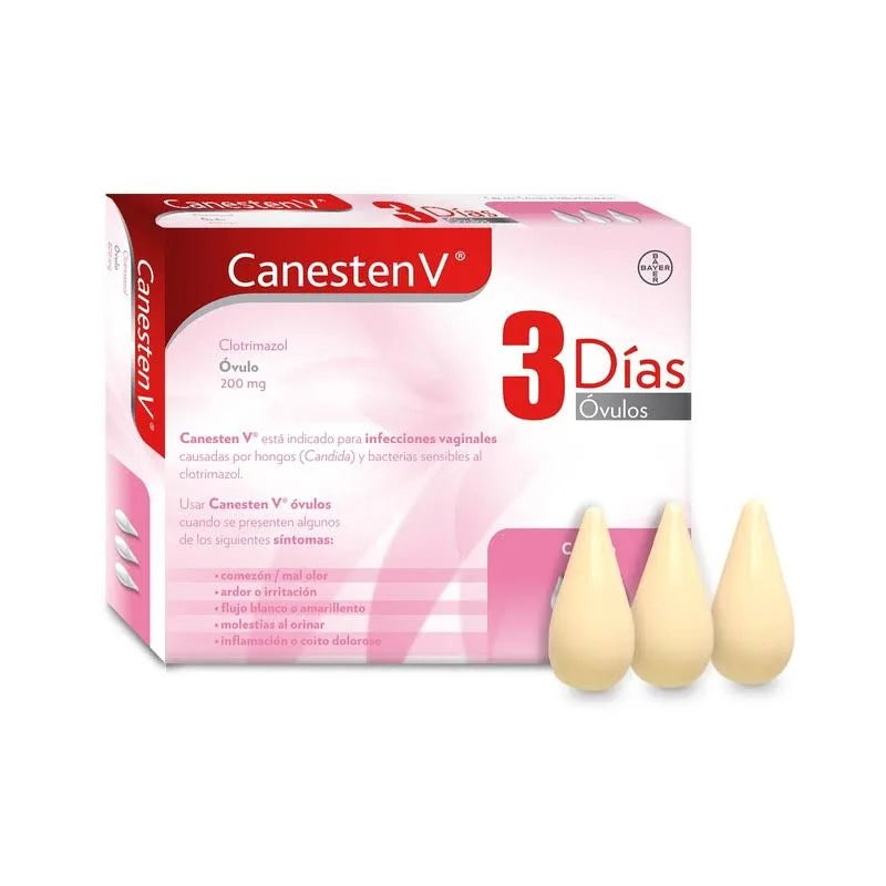 CANESTENV OVULOS 3 DIAS